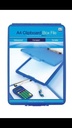 10x A4 PlasticClipboard Paper Storage Box