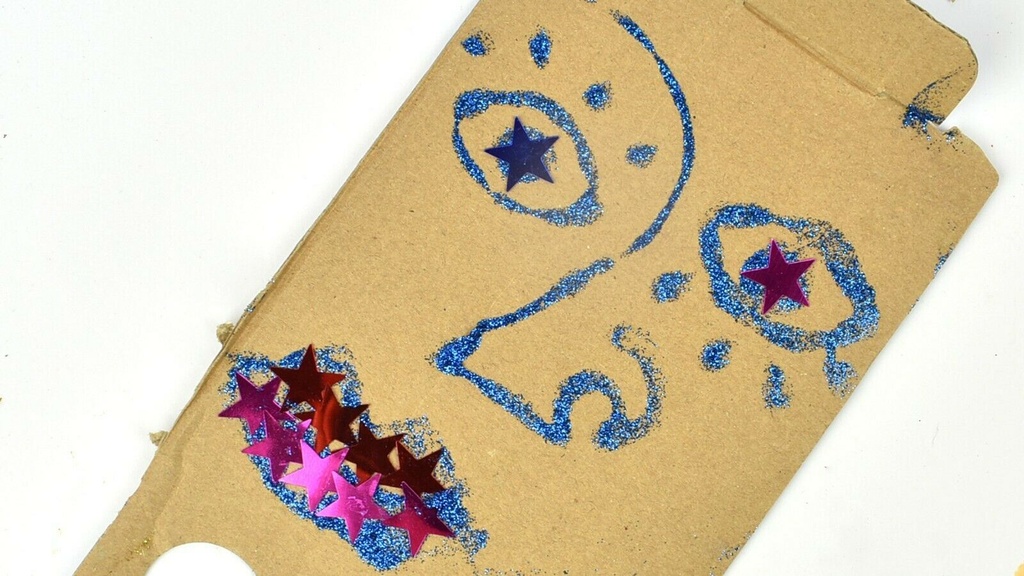 1 X 120ml Glitter sparkle Glue Bottle