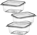 100 PC Hinged Lid Salad Containers 500cc