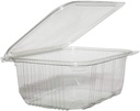 100 PC Hinged Lid Salad Containers 500cc