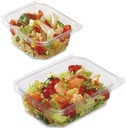 100 PC Hinged Lid Salad Containers 500cc