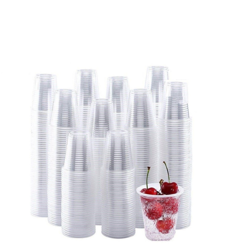 100pc 7oz 180Cc Clear Plastic Cups 7oz