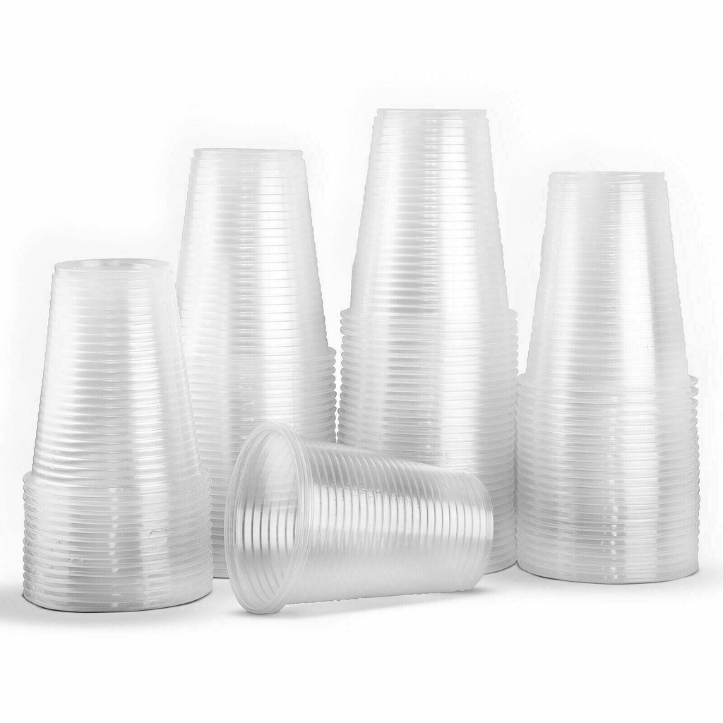 100pc 7oz 180Cc Clear Plastic Cups 7oz