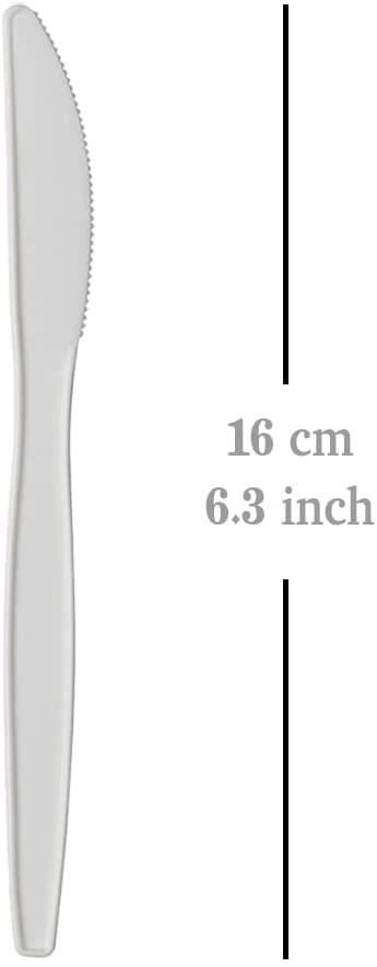 100pc Deluxe Plastic Knives