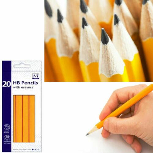 20 HB Penciles With Erasers