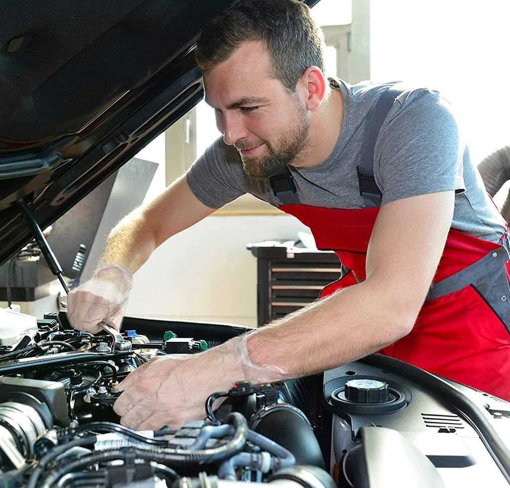 100pc (50pairs) disposable gloves Plastic Gloves.