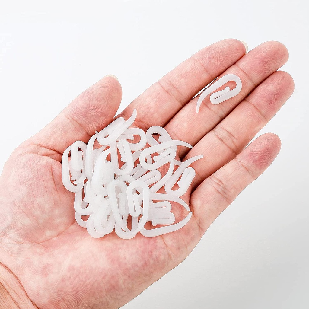 100 curtain hooks