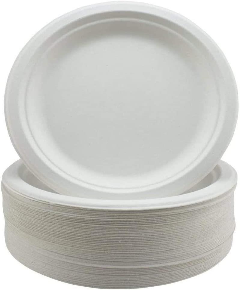 10'' Biodegradable bagasse  Plates