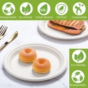 10'' Biodegradable bagasse  Plates