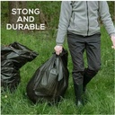 100 X 85L Heavy Duty Bin Bag Liners Refuse Sacks - Large Super Strong Leak Proof, Tear Resistant - Household, Garden & Commercial