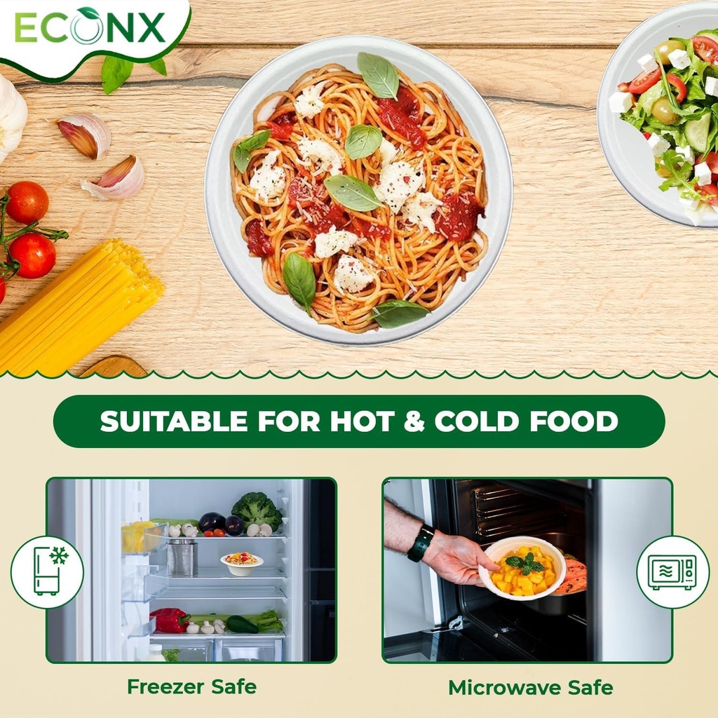 100 X 6oz 180ml Bowl   Bagasse