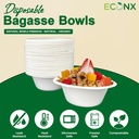 100 X 6oz 180ml Bowl   Bagasse