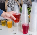 1000PK Plastic Disposable Drink Cups 100 x 7 Ounce/180 Millilitre Cups