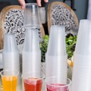 1000PK Plastic Disposable Drink Cups 100 x 7 Ounce/180 Millilitre Cups