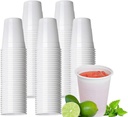 1000pk 7oz White Plastic Glasses
