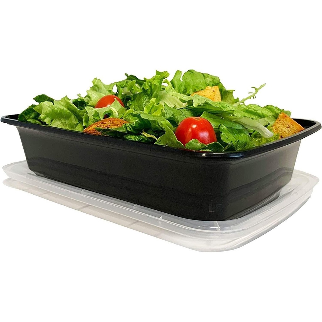 1 Compartment Meal Prep Containers 38oz Pack of 20