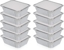 100 x HRD Foil Food Container No.2 470ml/16oz Pack of 100
