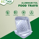 100 x HRD-Foil Food Container No.9-Deep-230*230*50mm Pack of 100