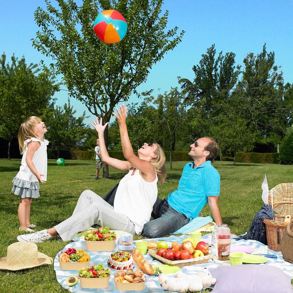 100 PK 1000 ML PP Lids Kraft Paper Disposable Food Container