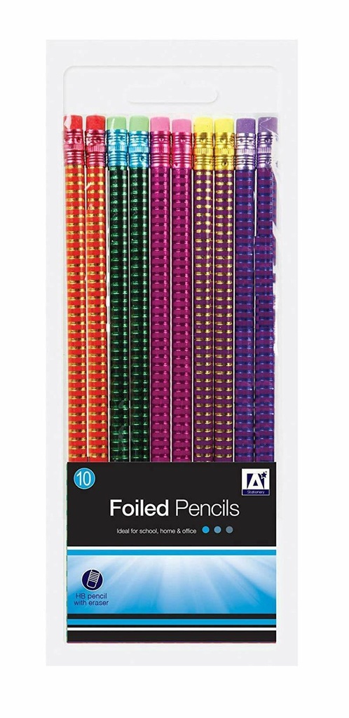10 Foiled Pencils
