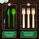 100 PCS Wooden fork