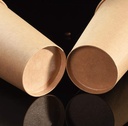1000 pcs 12oz Paper Hot Cups Disposable Brown Paper Coffee/Cold Drinks Cups