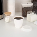 100 White 12OZ Ripple Hot Drink Paper Cups