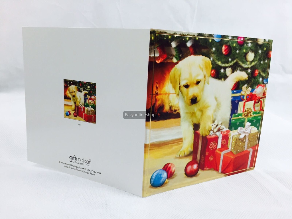 12 Puppy & Kitten Christmas Cards