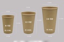 100 pcs 8oz Paper Hot Cups Disposable
