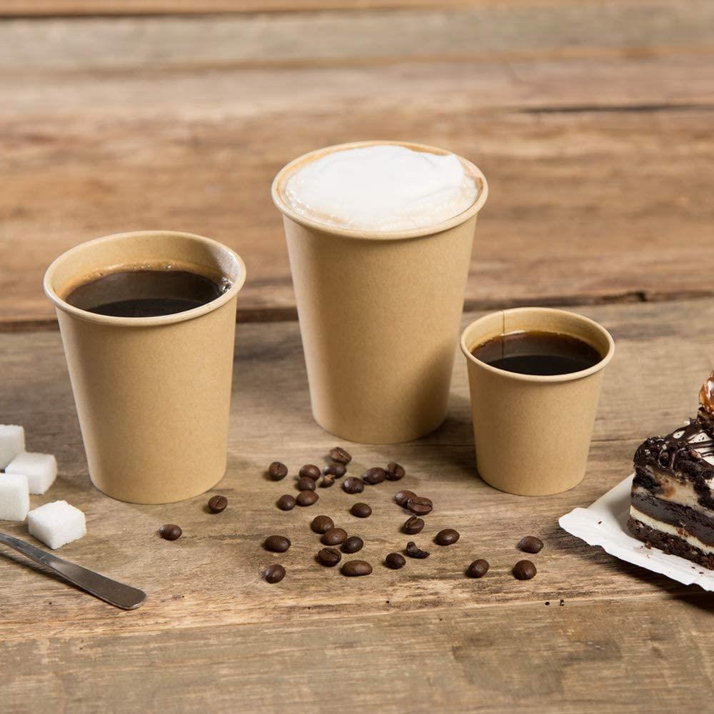 100 pcs 8oz Paper Hot Cups Disposable