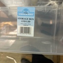 1 x 14 Litre Storage Box Small + Black Lid