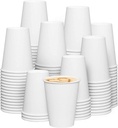 1000 X 8Oz Single Wall White Paper Cups