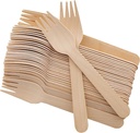 100 PCS Wooden fork