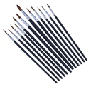 12pc Fine Pointed Tip Art Brush Set