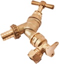 1/2" X 3/4" BSP Brass Tap & Hose Adaptor