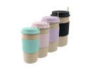 1 x Eco Friendly Travel Mug Reusable Coffee Cups with Lid -  450 mL