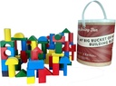 100pcs Blocks in a Bucket  Shape Sorting