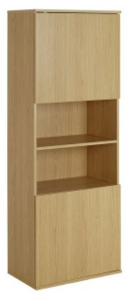 2 DOOR WALL AND STORAGE TALL CABINET