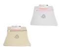 1 X Fabric Beige White Laundry Bag Zip Mesh Underwear  30 x 40cm