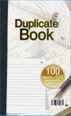 100 Sheet Numbered Business Receipt Invoice Duplicate Book & Carbon Paper