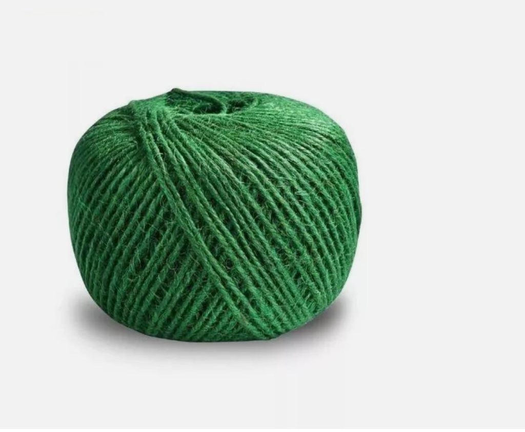 125m Garden Jute Twine Green Plant Support String