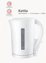 1.7 Litre Kettle Immersed Cordless  Dual Water Indicator - 2kw White
