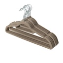 10 pk VELVET HANGER BEIGE