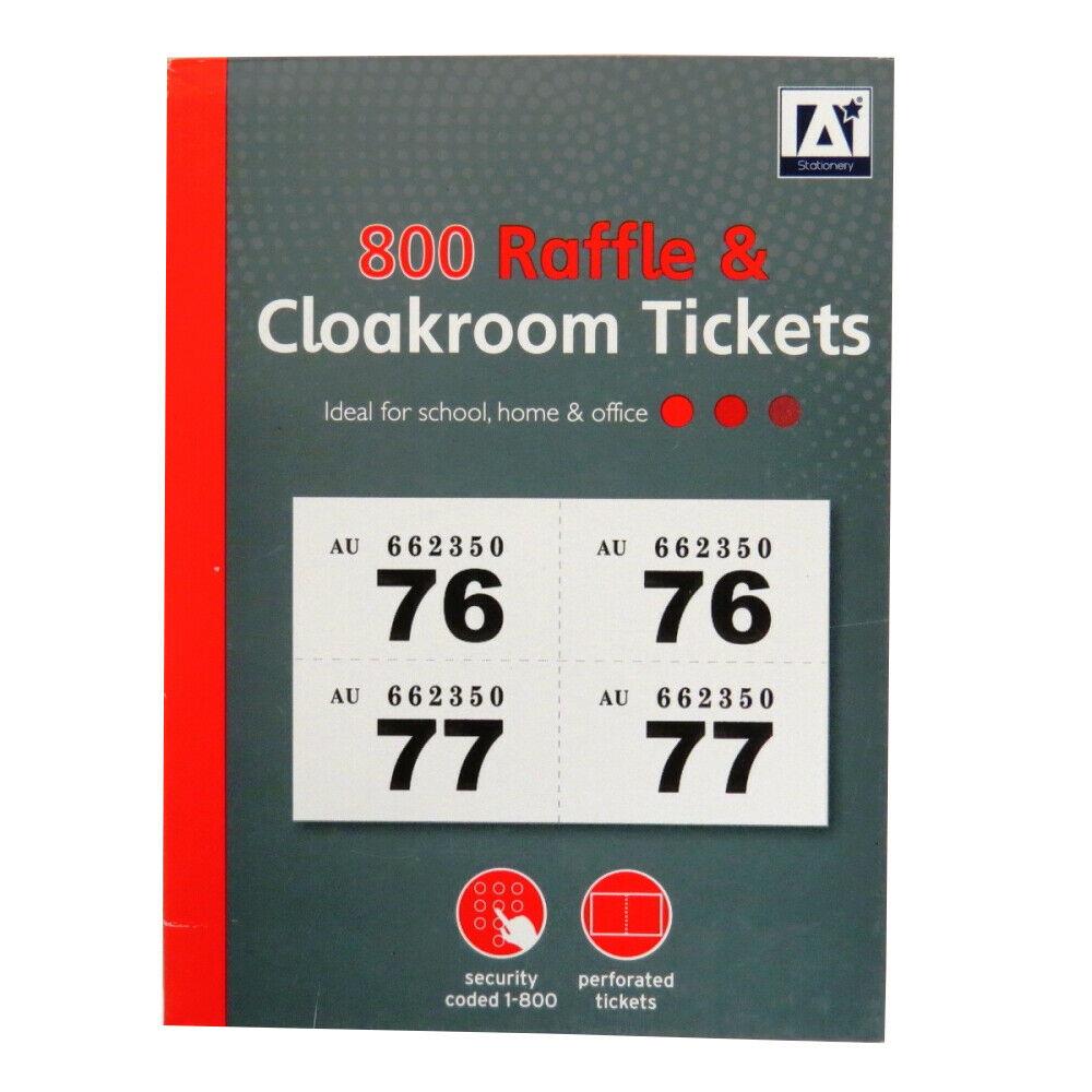 1-800" Cloakroom Ticket