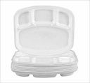 10 PK 4 Compartment Plates 26cm