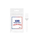 100 Classic Plastic Forks
