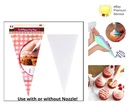 10 Dual Disposable Piping Icing Bags