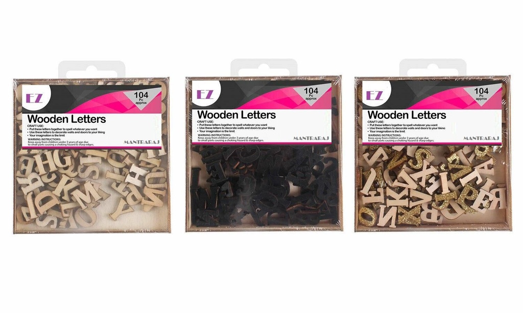 104pcs 13mm x 10mm - 1 X  White, Black or Natural