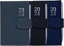 2025 Page a Day A7 Diary Soft Leather Feel Pocket Size Journal Diary With Pen