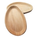 10'' Palm Leaf Plate Plates 10x6 Inch Oval